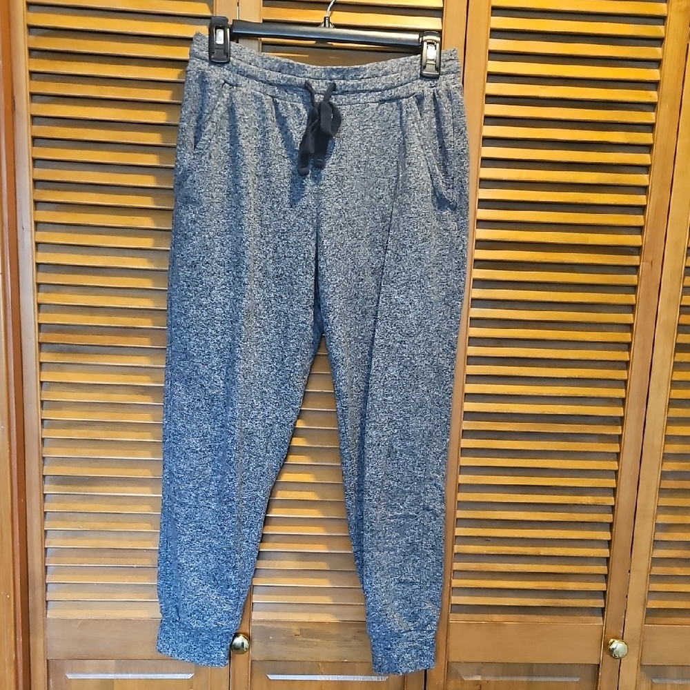 Zella Heather Gray Men's Knit Drawstring Joggers